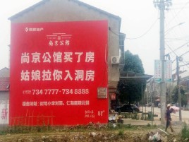 旬邑墙体广告在乡镇、农村市场的媒体优势