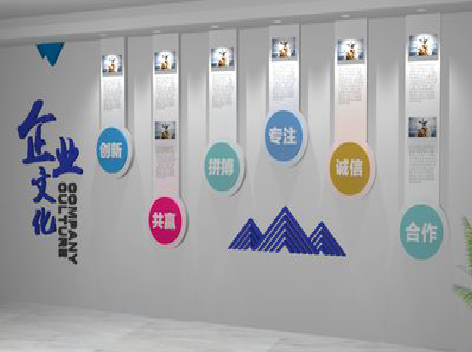 旬邑企业文化墙需要传递什么办公文化？
